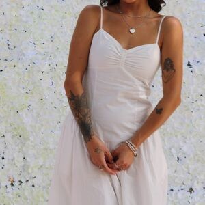 Zara White Maxi Dress